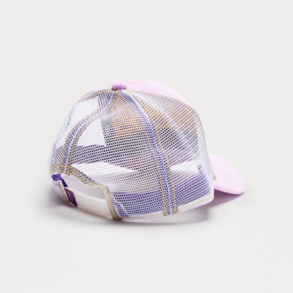 AUTHENTIC Von Dutch Purple/Lavender Velvet Trucker Hat ~ NEW with Hologram main image 2